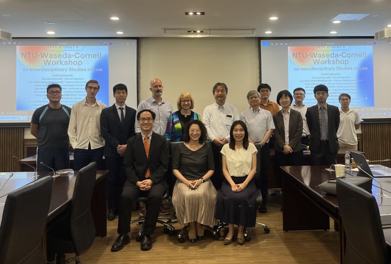 NTU–Waseda–Cornell Workshop on Interdisciplinary Studies of Law Successfully Concludes